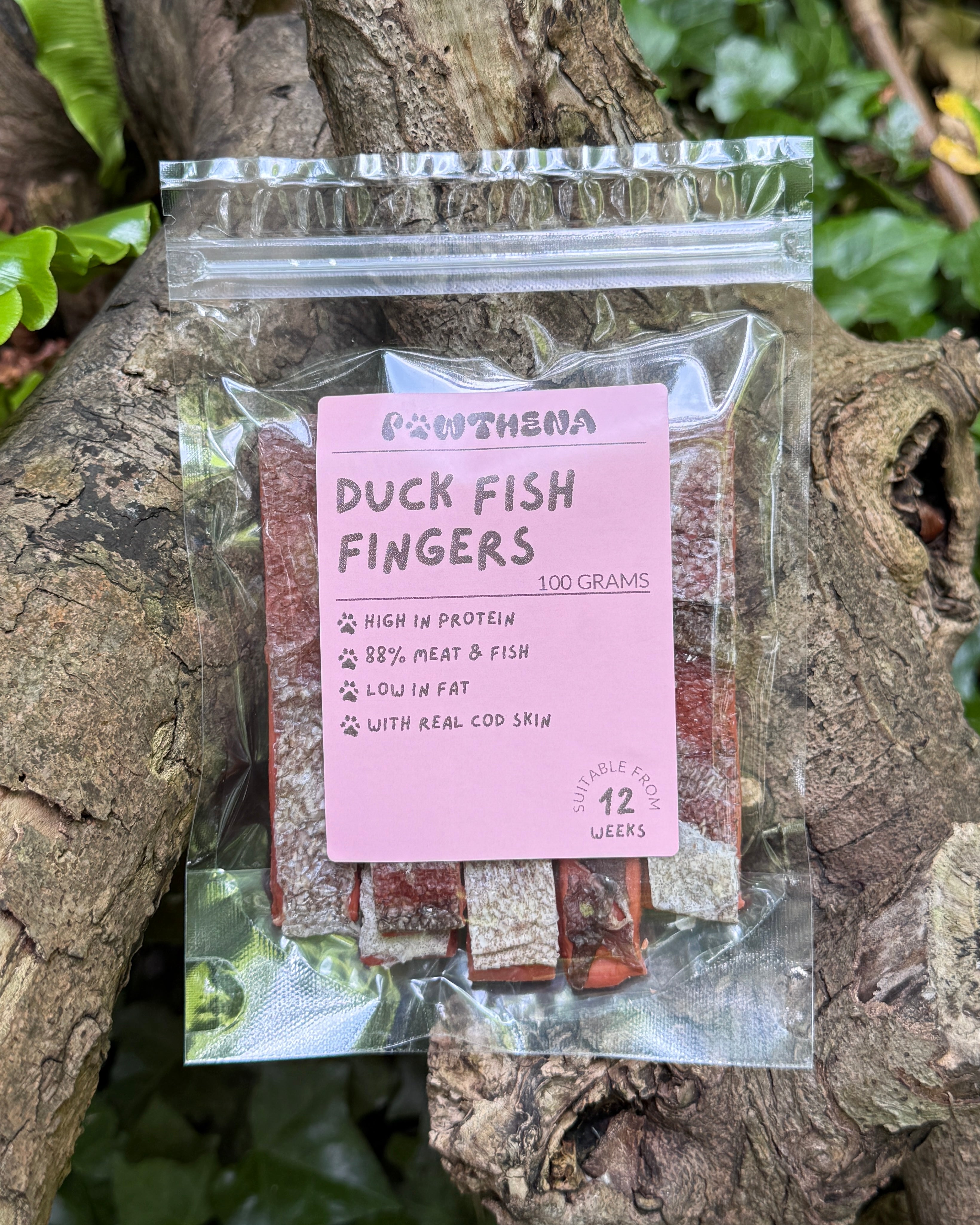 Pawthena Duck Fish Fingers Dog Treats