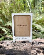 The One Who Sent Them Double Sided Wooden Pet Memorial Photo Frame