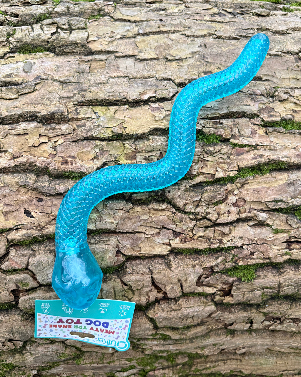 Quiker Meaty Long Treat & Snuffle Snake Enrichment Dog Toy