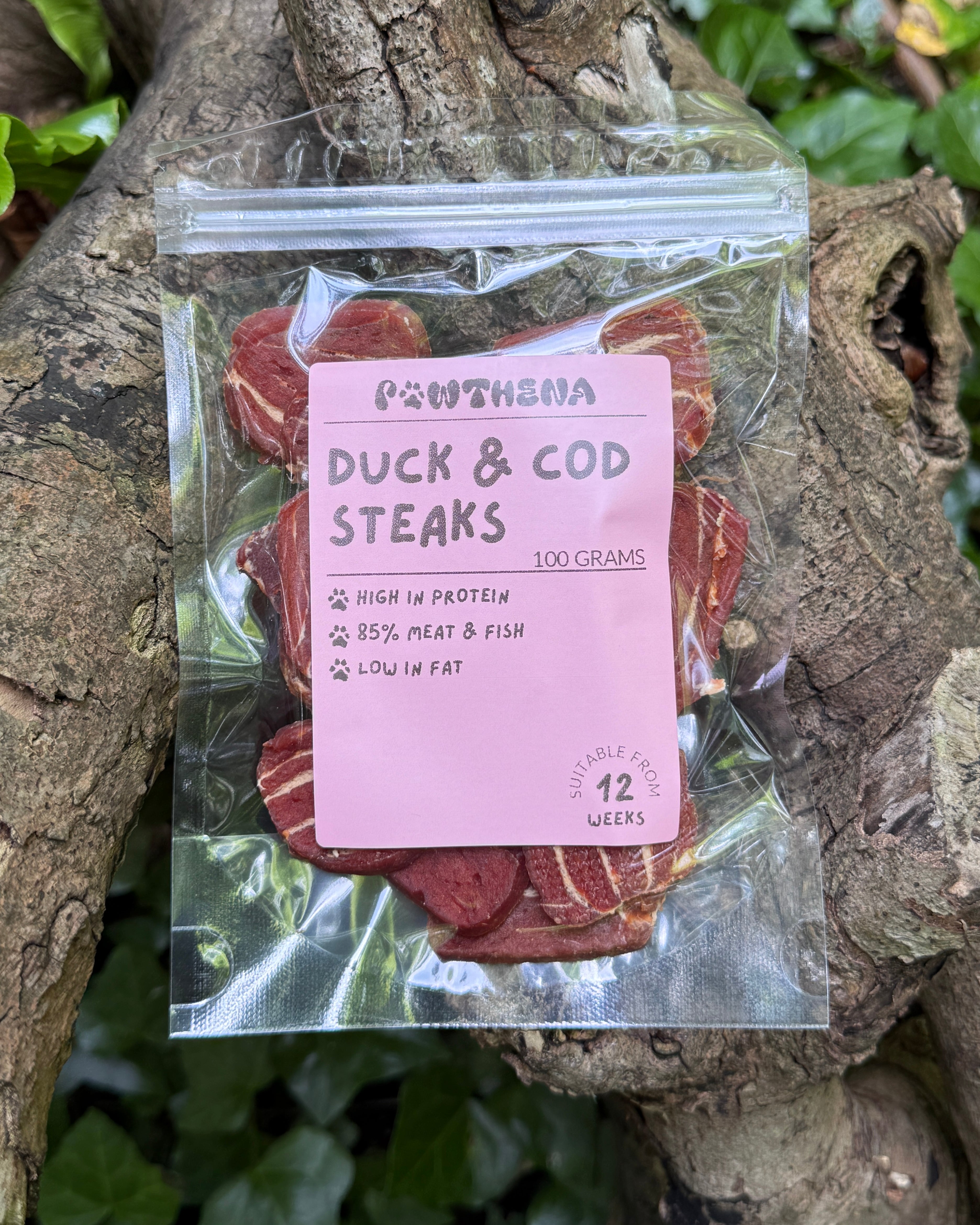Pawthena Duck & Cod Steaks Dog Treats