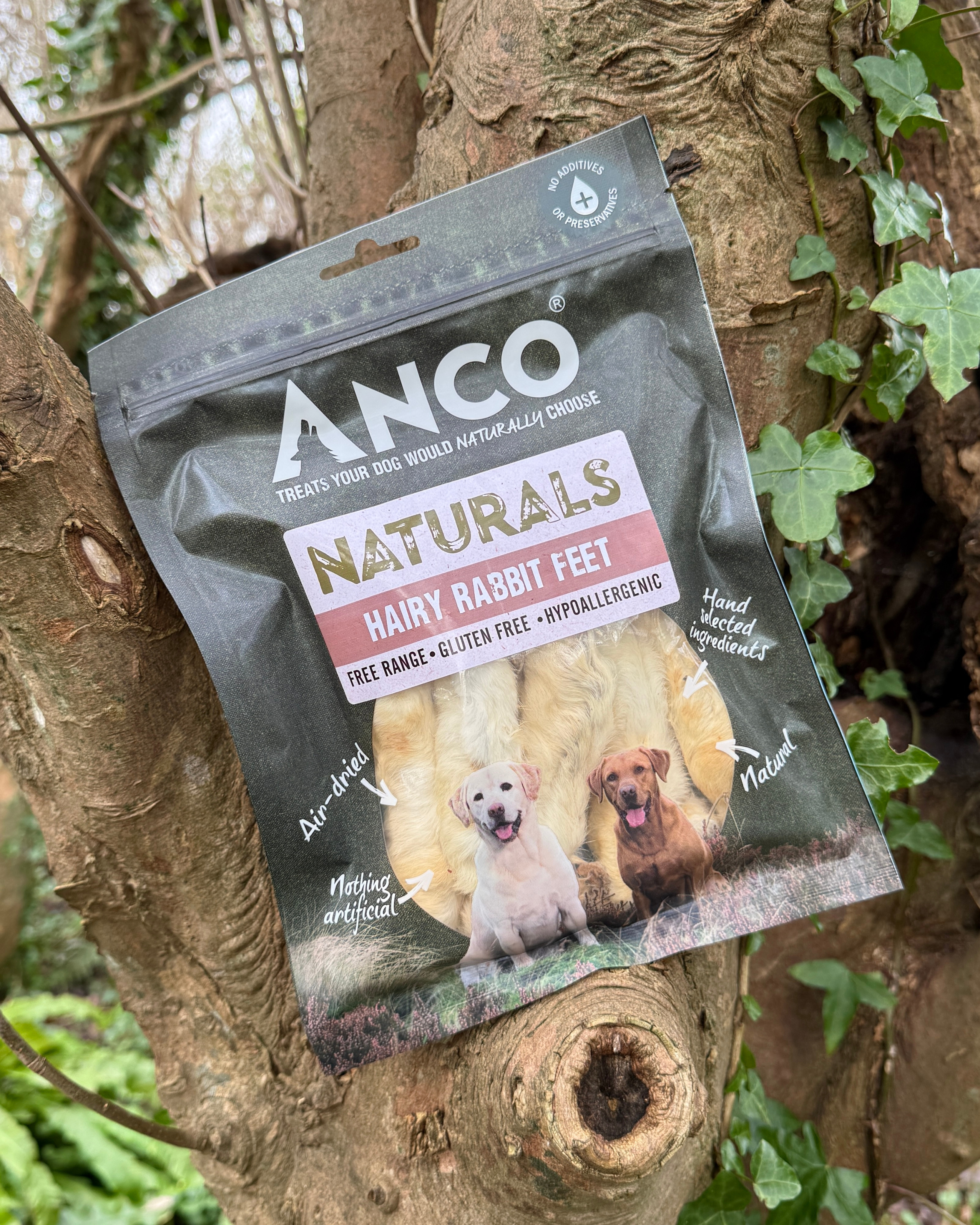 Anco Naturals Hairy Rabbit Feet