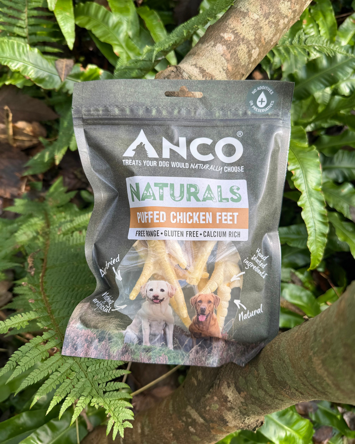 Anco Naturals Puffed Chicken Feet