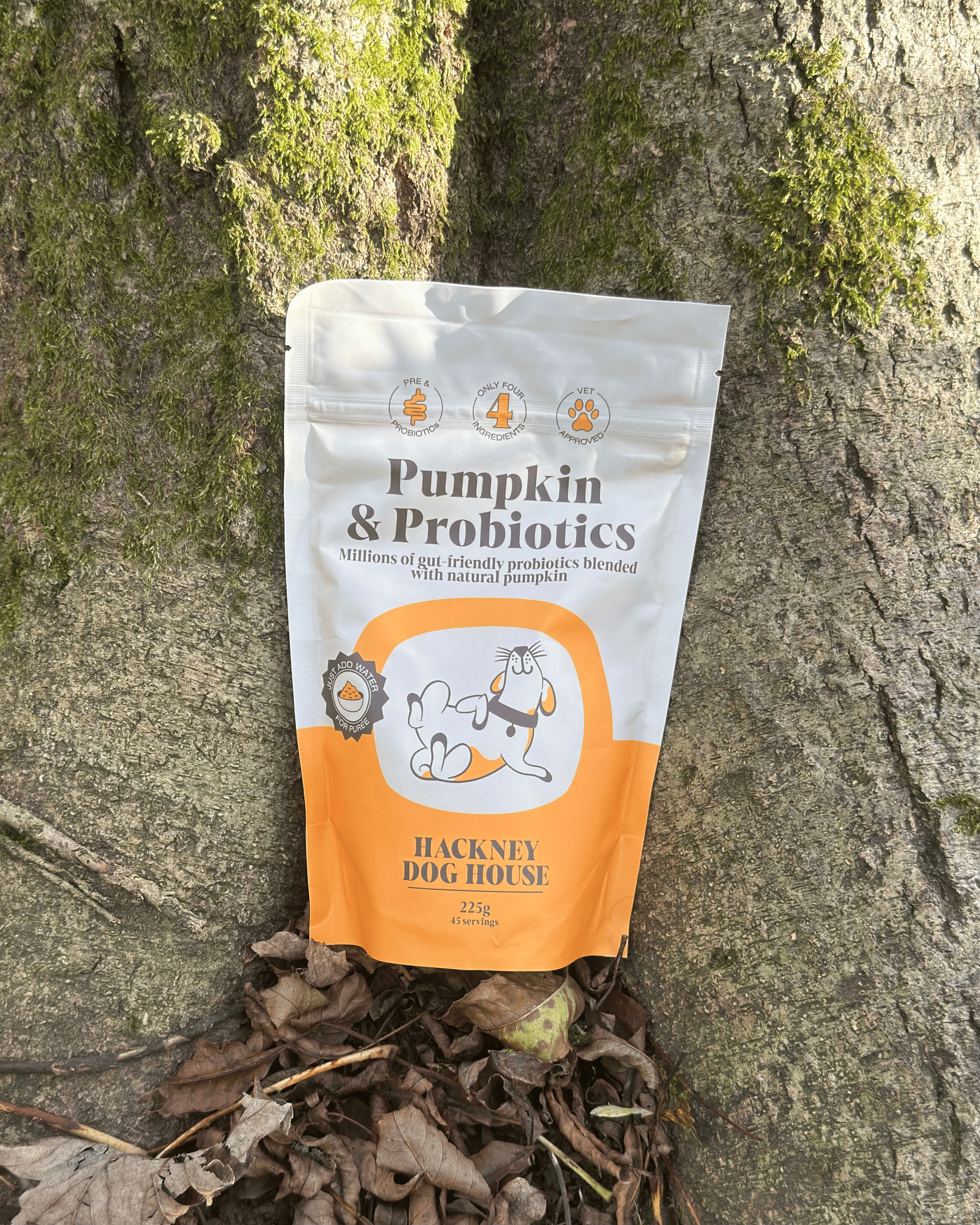 Hackney Dog House Pumpkin & Probiotics Powder